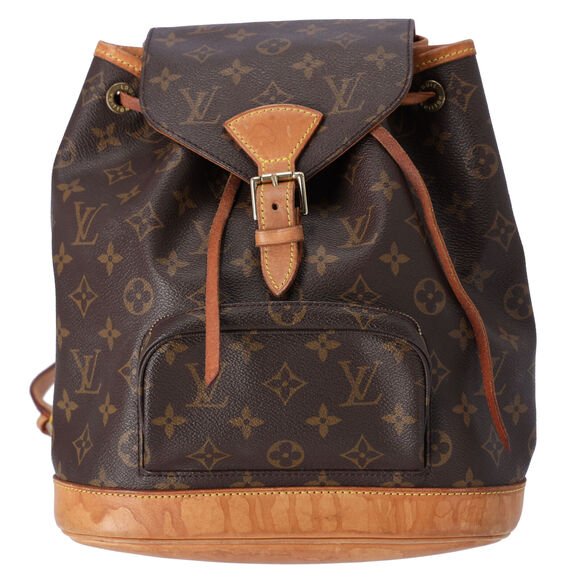 Louis Vuitton Montsouris MM Backpack M51136 Brown Monogram
